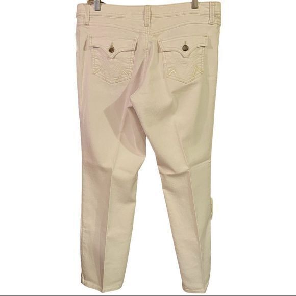 A.N.A A New Approach Women's Pants Flat Front Five Pockets‎ White Size 14 - Picture 2 of 5